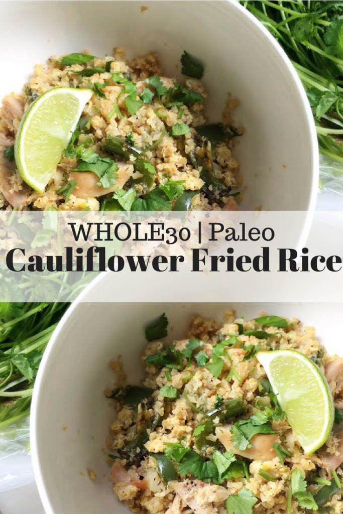 Cauliflower Fried "Rice"