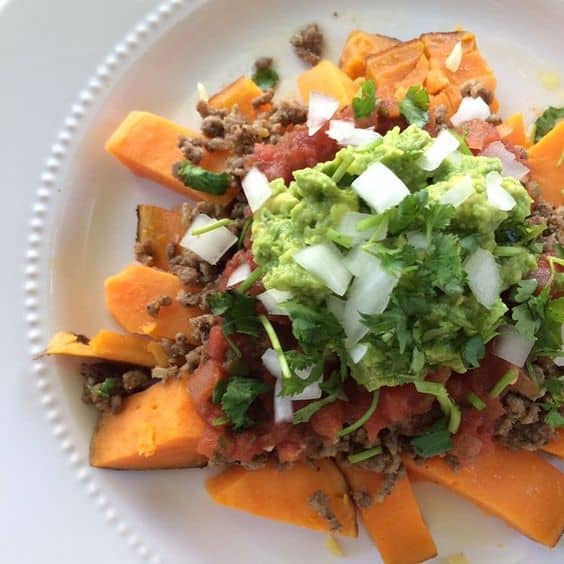 Loaded Sweet Potatoes