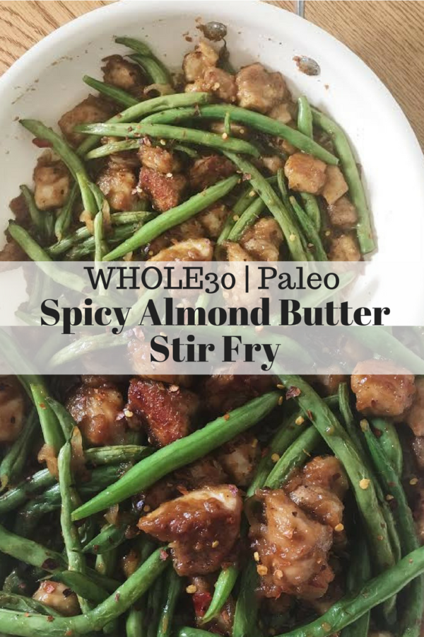 Spicy Almond Butter Stir Fry (Whole30, Paleo) a dash of dolly