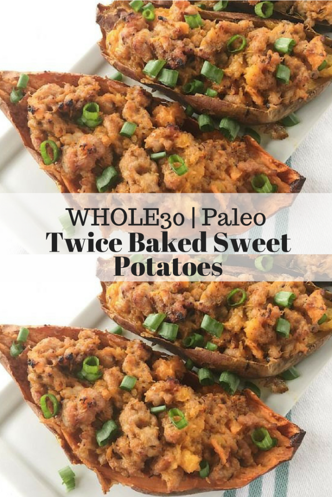 Twice Baked Sweet Potatoes