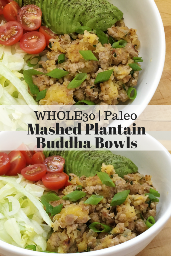 Mashed Plantain Buddha Bowls