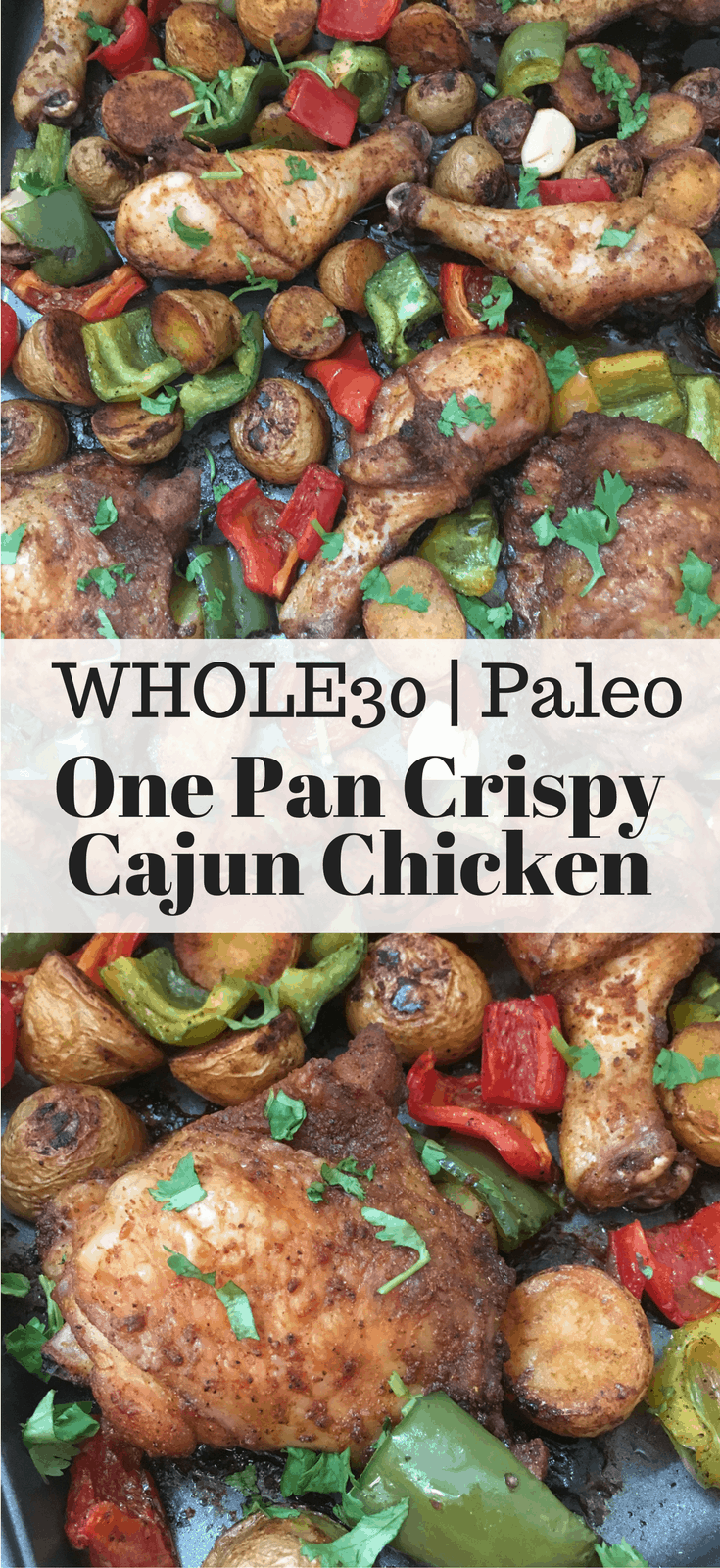 One Pan Crispy Cajun Chicken