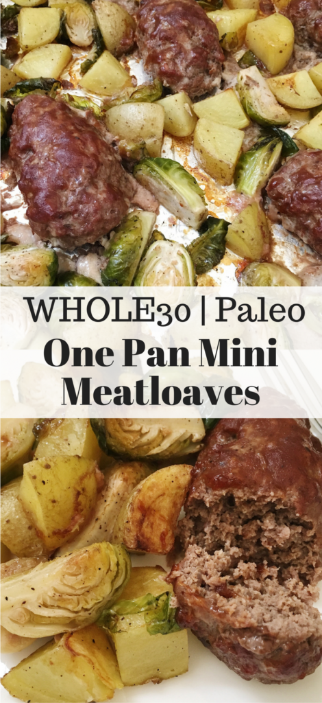 One Pan Mini BBQ Meatloaves