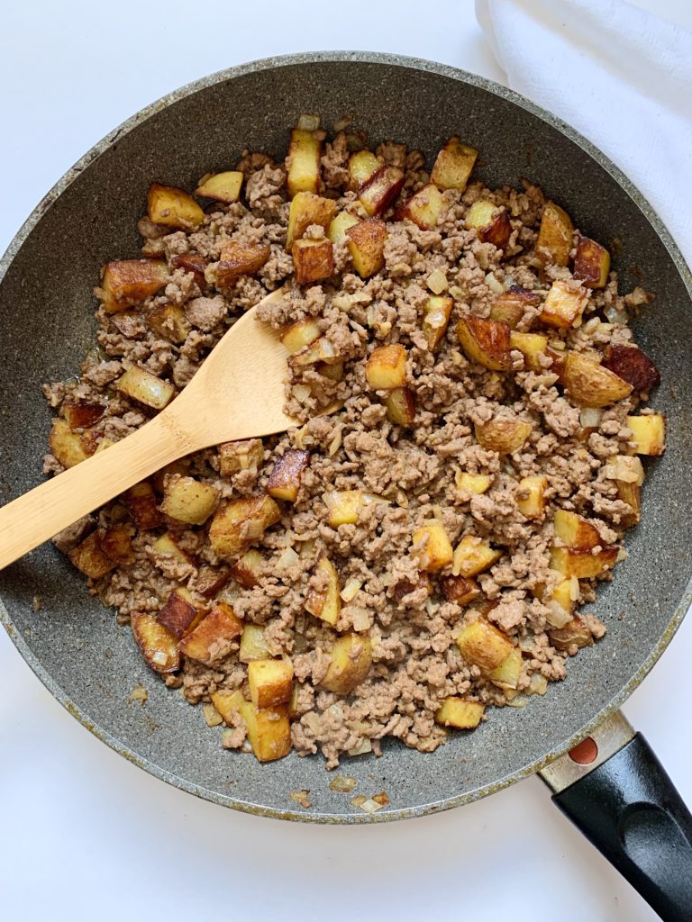 cheeseburger skillet