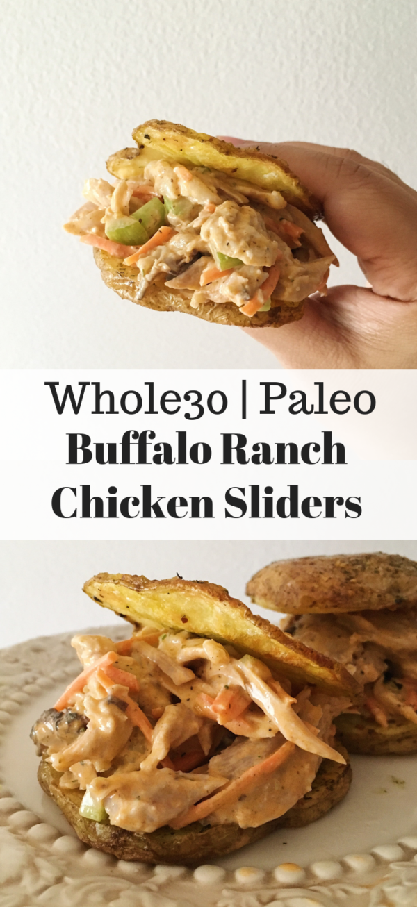 Buffalo Ranch Chicken Sliders (Whole30, Paleo) - a dash of dolly