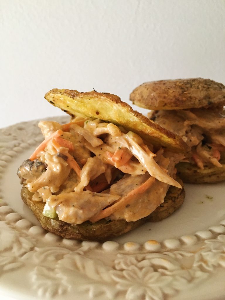 Buffalo Ranch Chicken Sliders (Whole30, Paleo) - a dash of dolly