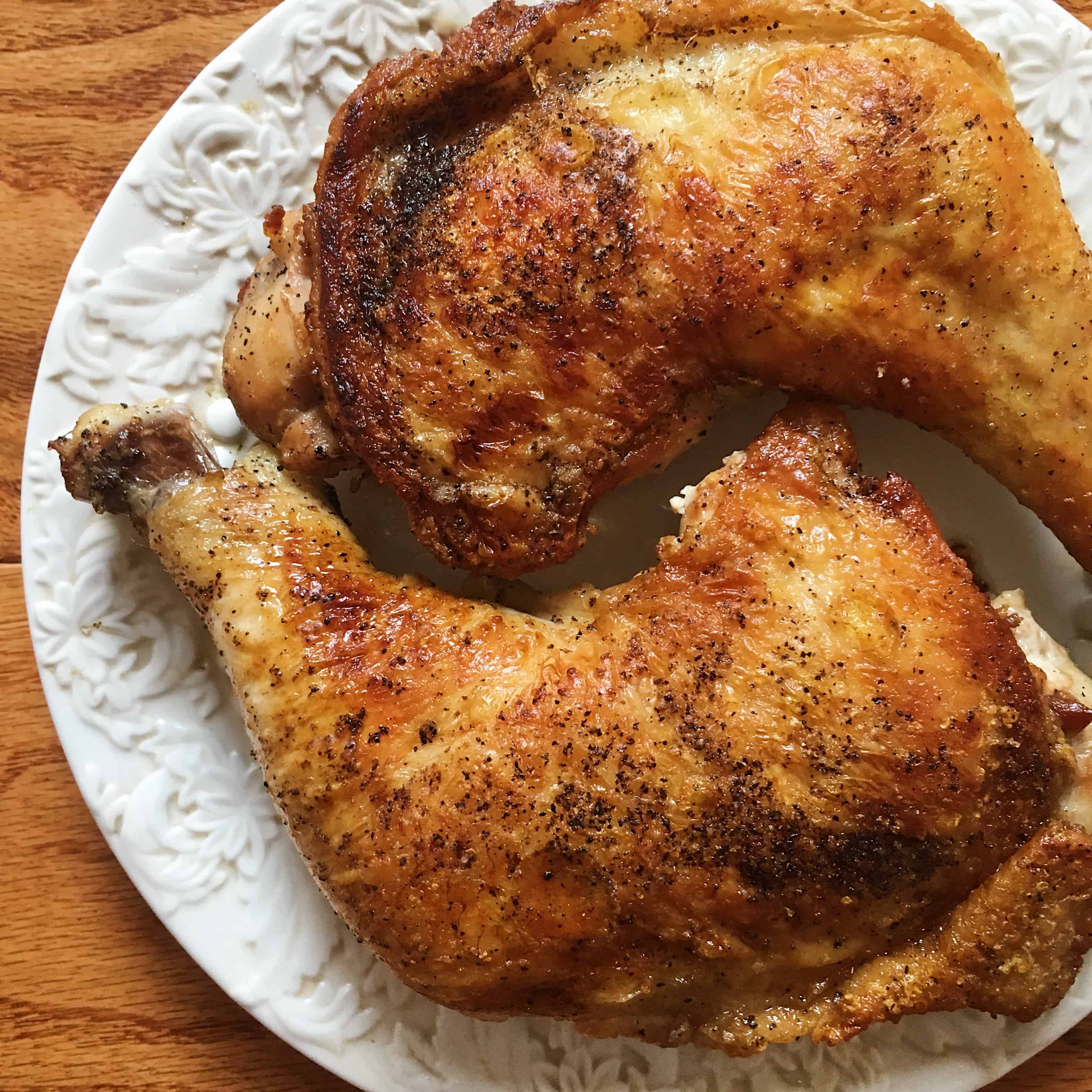 Foolproof Crispy Chicken Thighs (Whole30, Paleo) a dash of dolly