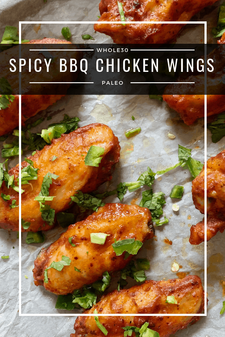 Spicy BBQ Chicken Wings (Whole30, Paleo) - a dash of dolly