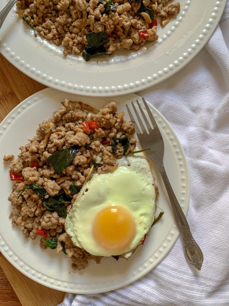 thai holy basil stir fry