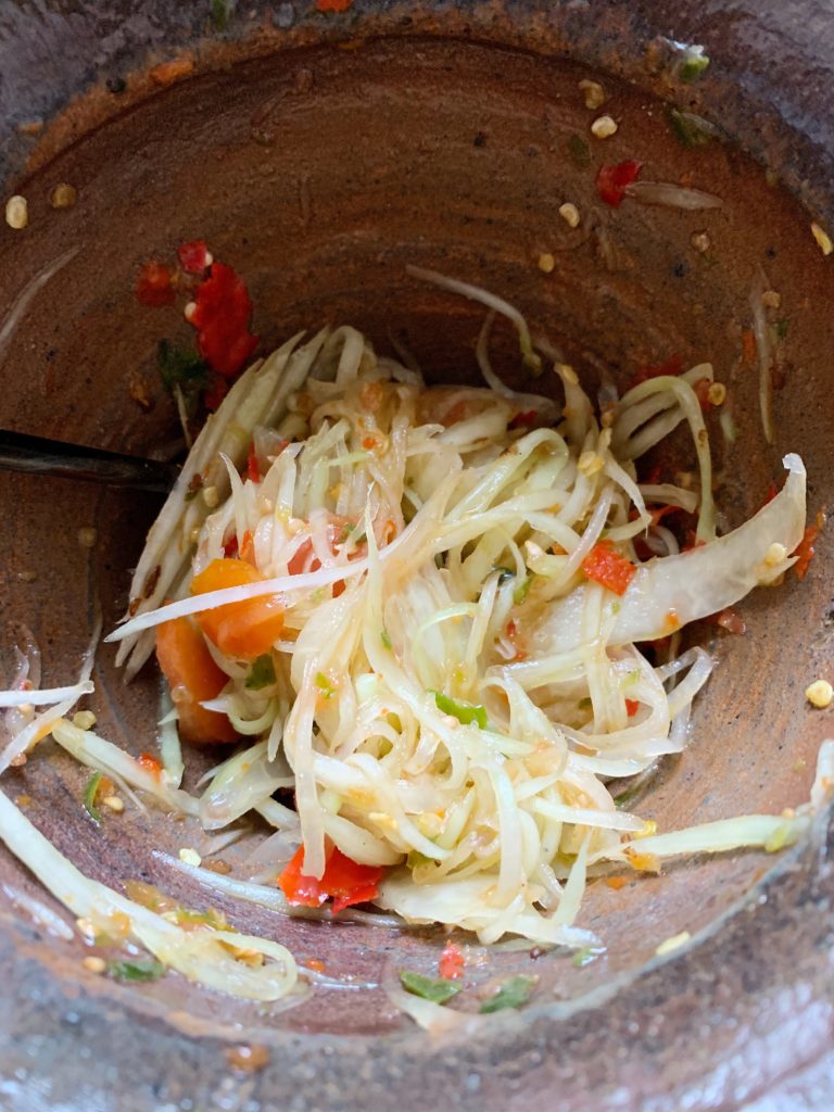 green papaya salad