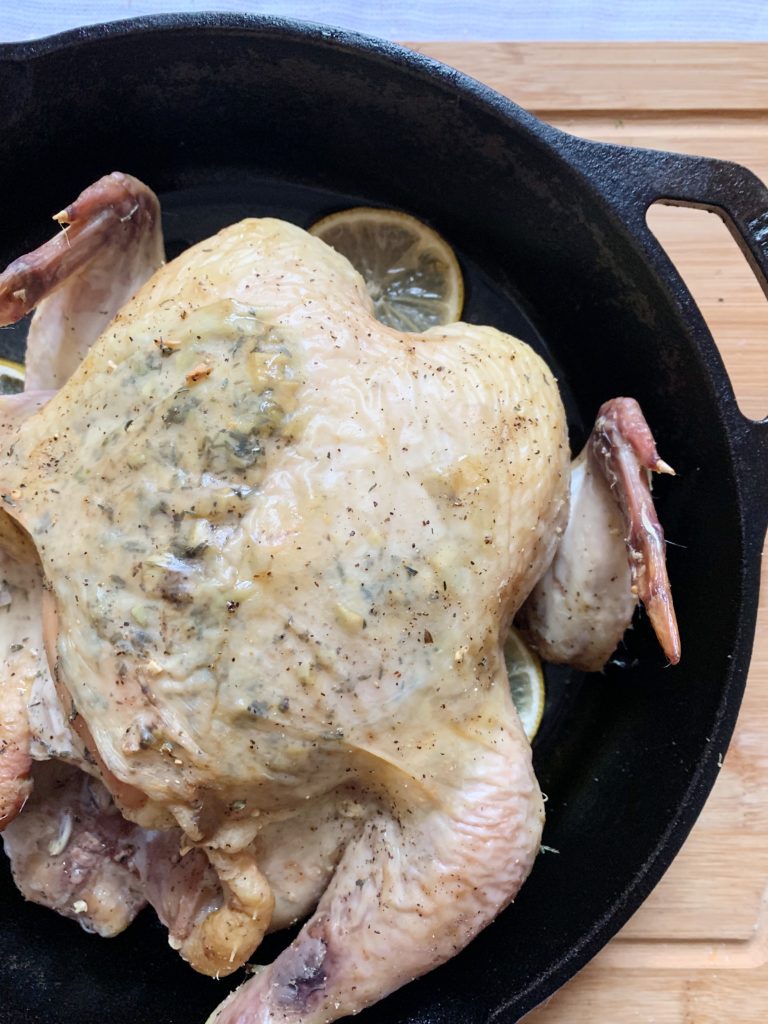 lemon garlic roasted chicken