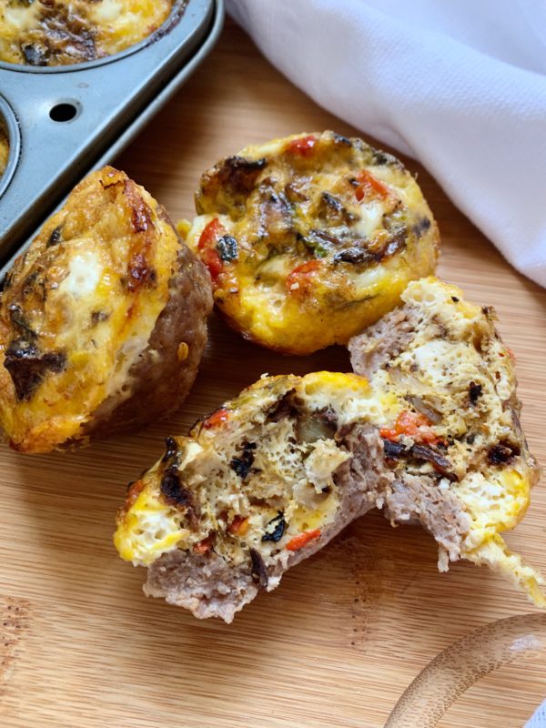 Sausage Egg Cups (Whole30, Paleo) a dash of dolly