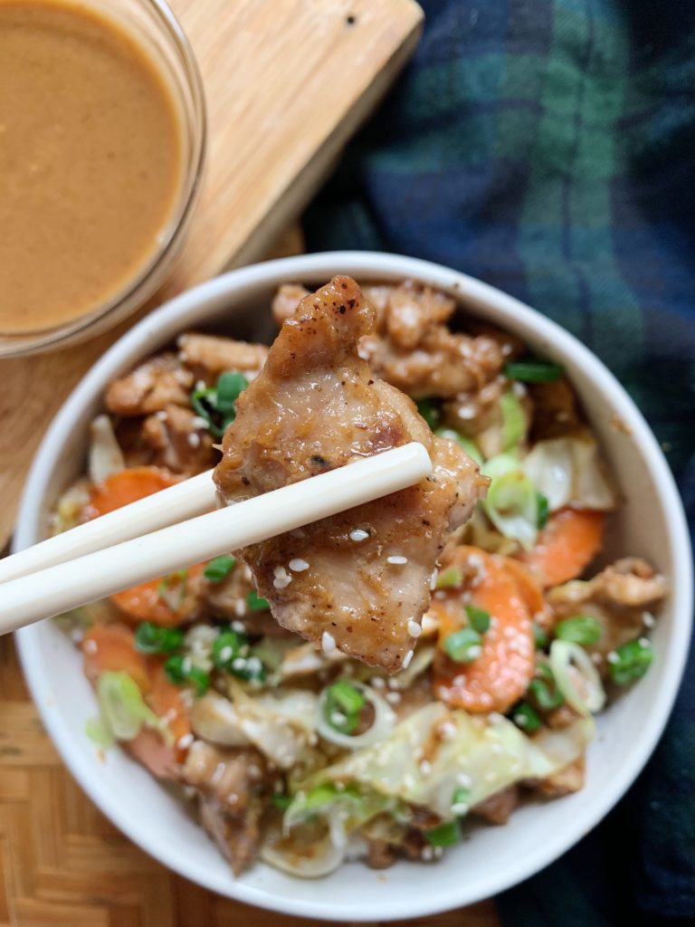 Cashew Butter Chicken Stir Fry (Whole30, Paleo) - a dash of dolly