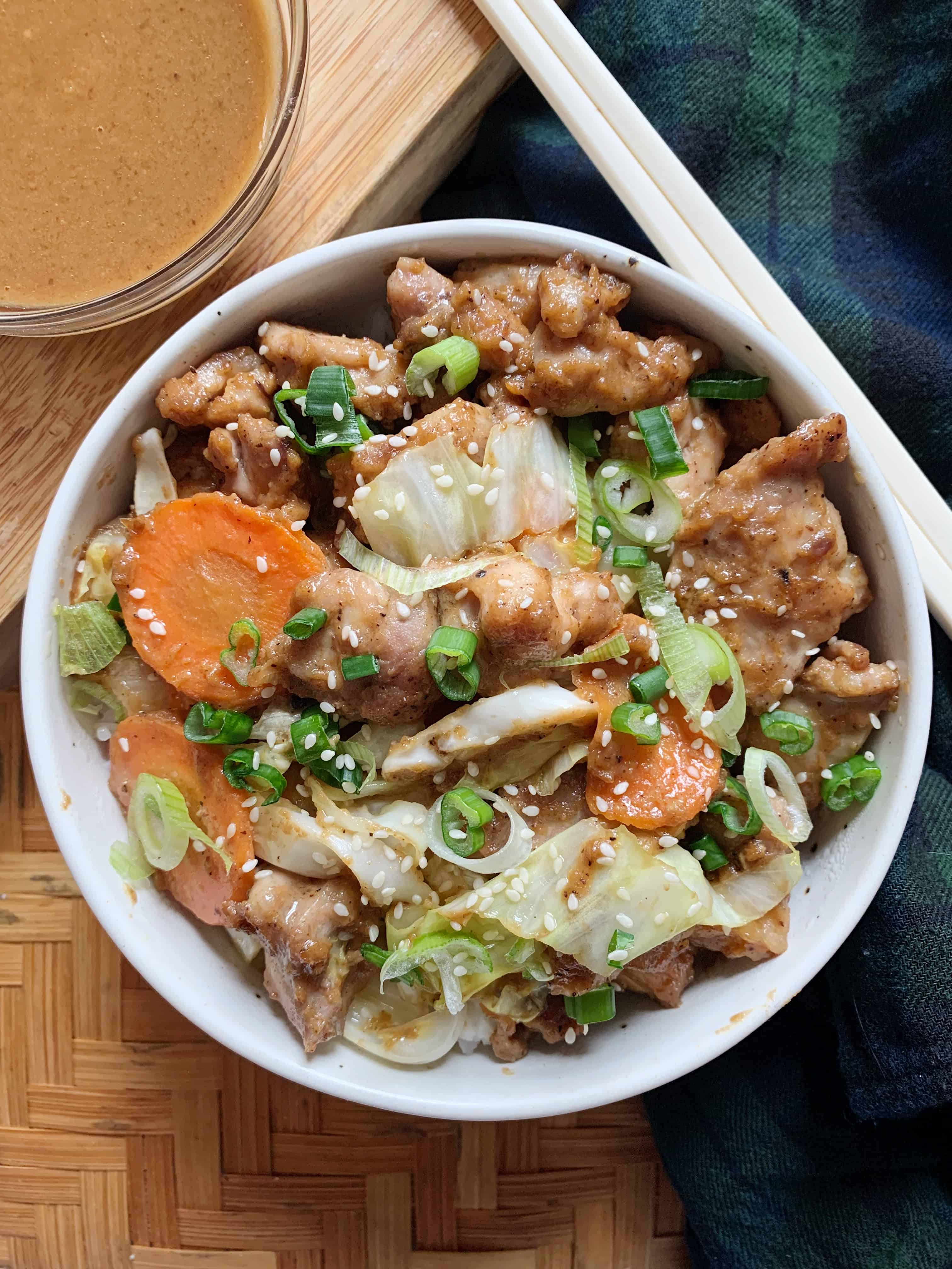 Cashew Butter Chicken Stir Fry (Whole30, Paleo) a dash of dolly