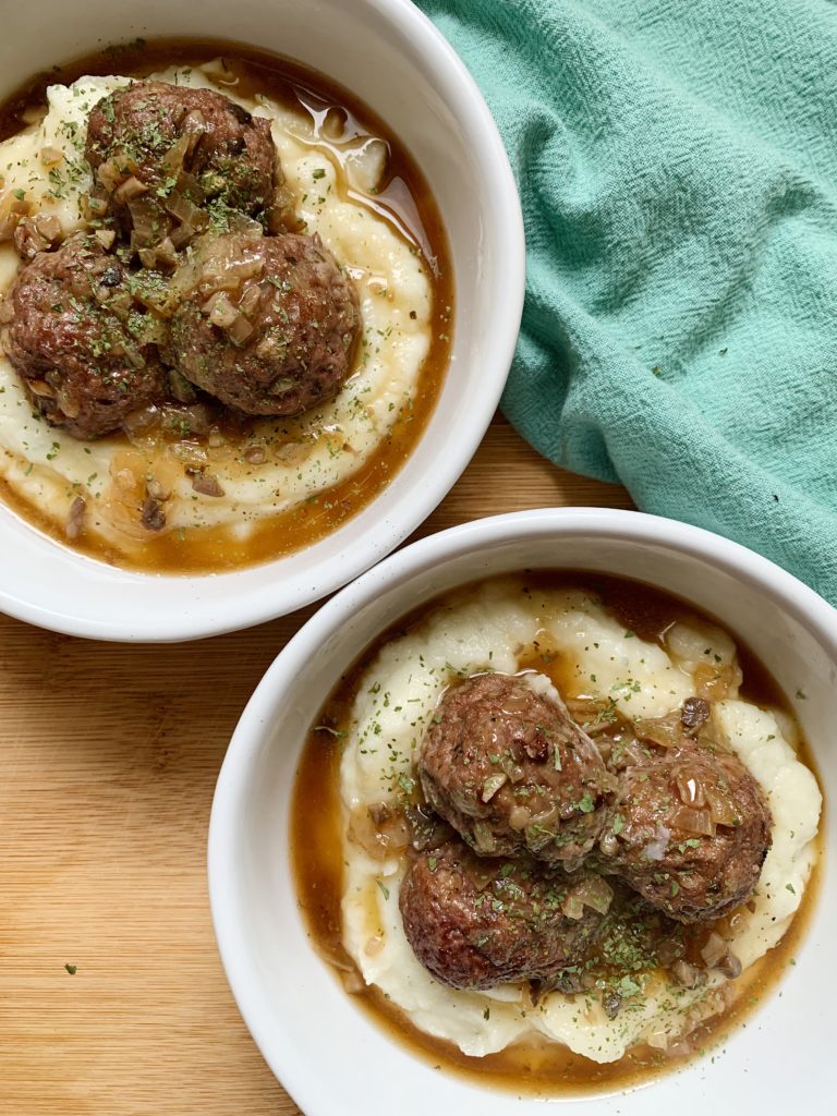 french onion soup meatballs