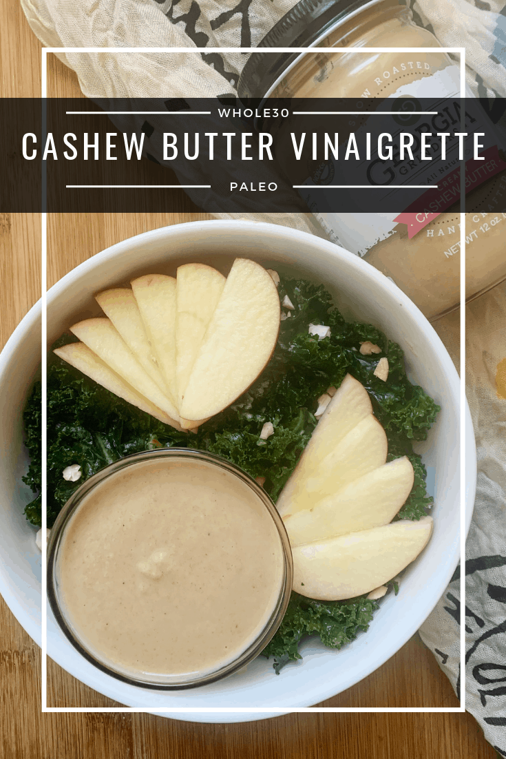 Cashew Butter Vinaigrette (Whole30, Paleo) a dash of dolly