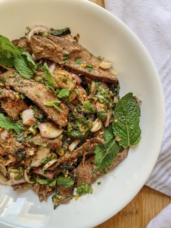 Spicy Thai Beef Salad (Whole30, Paleo) - a dash of dolly