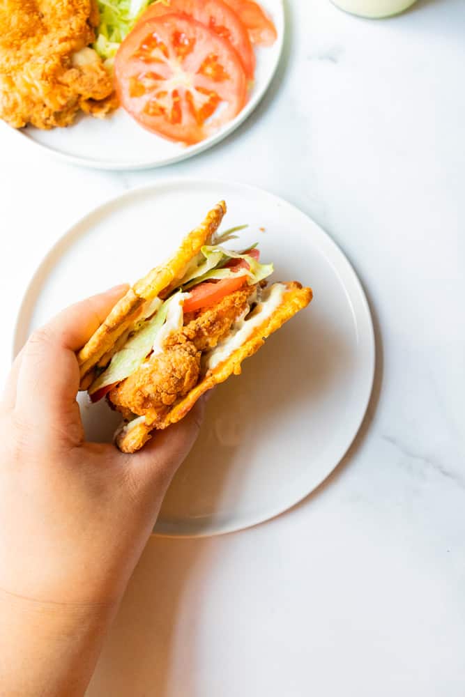 air fryer crispy chicken sandwich