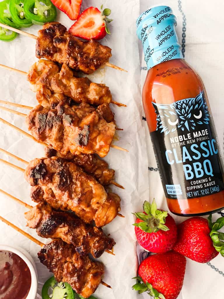 Strawberry BBQ Skewers