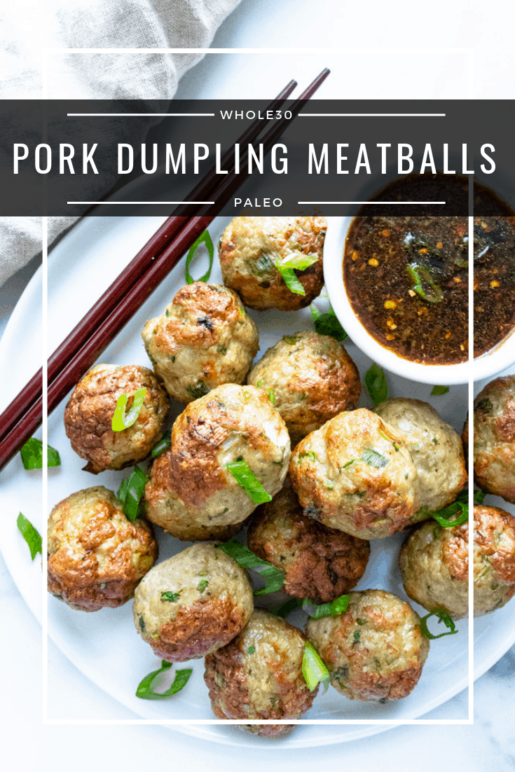 Pork Dumpling Meatballs (Whole30, Keto, Paleo) a dash of dolly