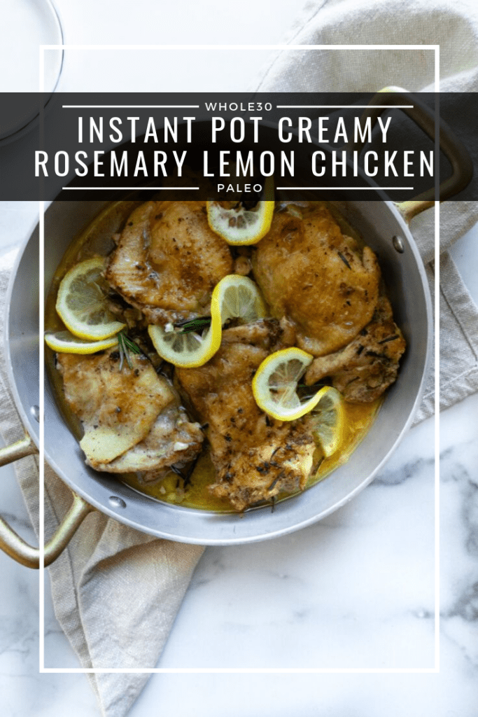 Instant Pot Creamy Rosemary Lemon Chicken A Dash Of Dolly