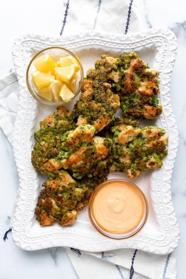 Chicken Broccoli Fritters (Paleo, Keto, Whole30) a dash of dolly