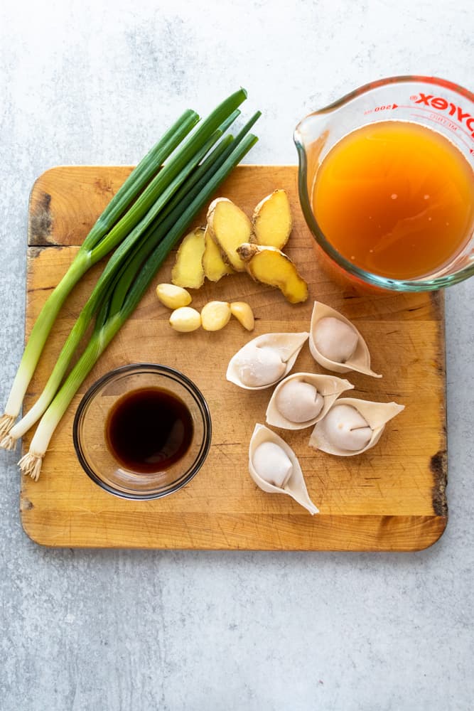 easy wonton soup ingredients