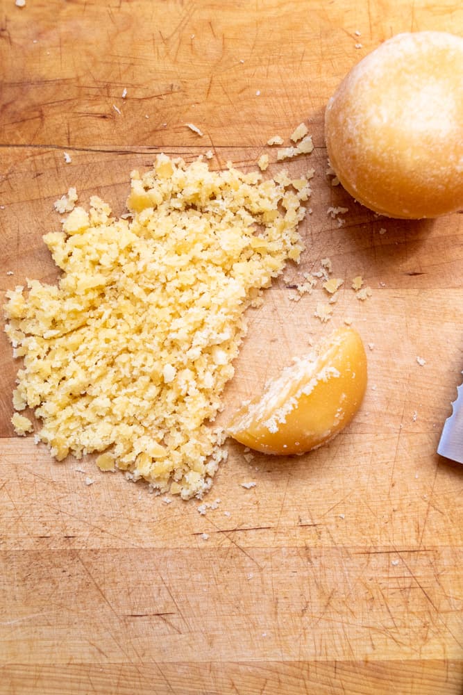 shaved palm sugar used in authentic pad thai