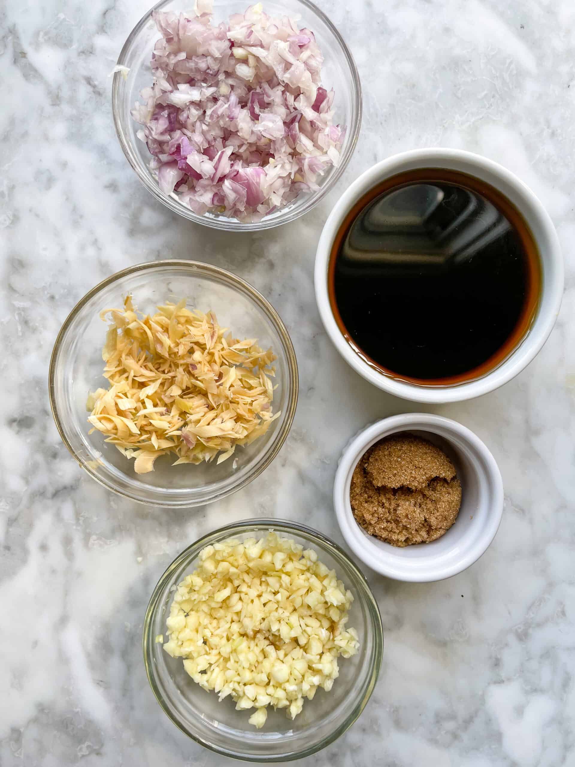 ingredients for vietnamese lemongrass chicken