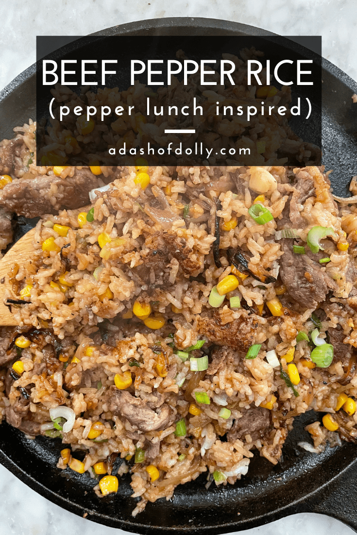 Beef Pepper Rice Pepper Lunch Inspired A Dash Of Dolly